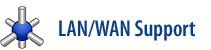 LAN/WAN Support